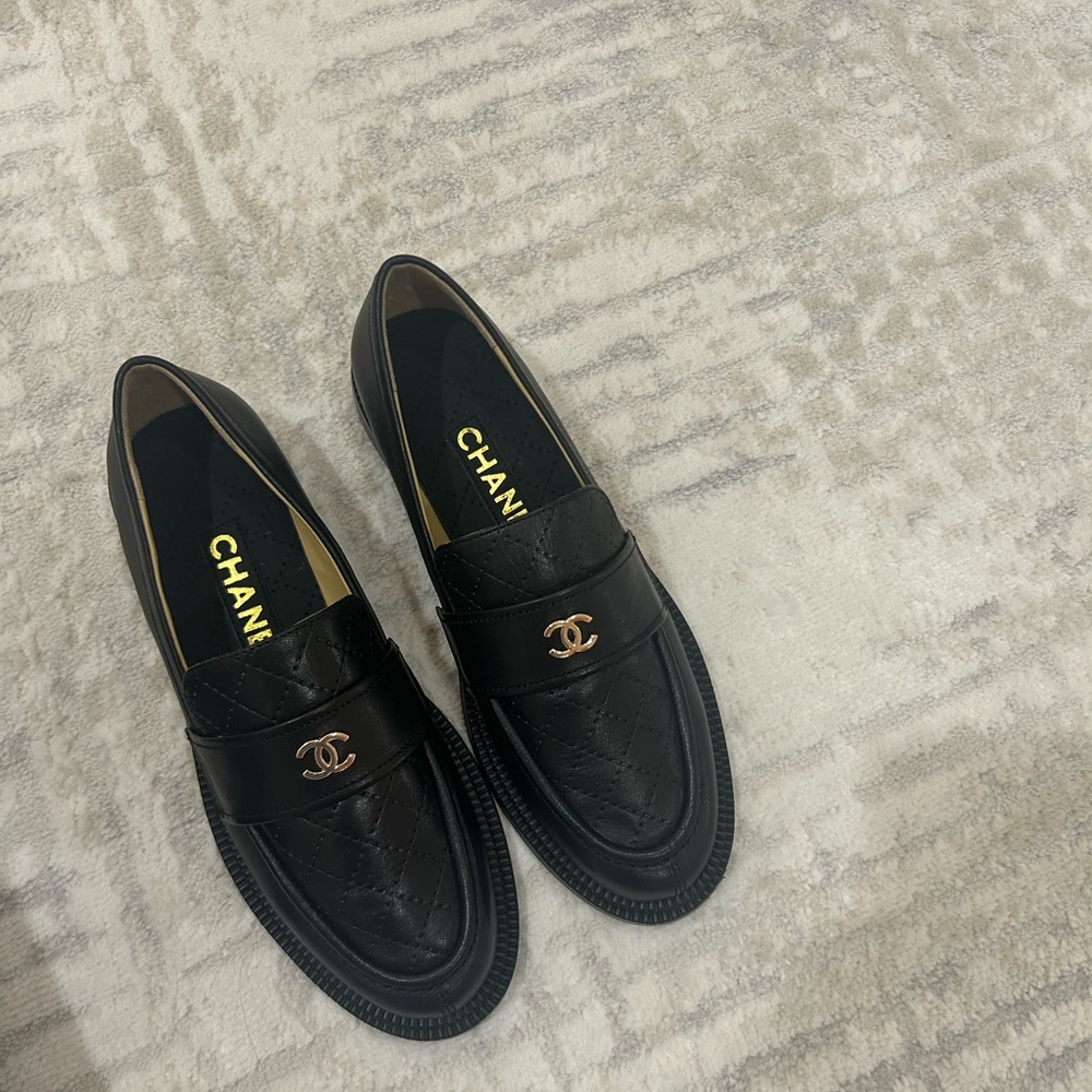 Chanel Authenticity Card with Black and Gold Accents